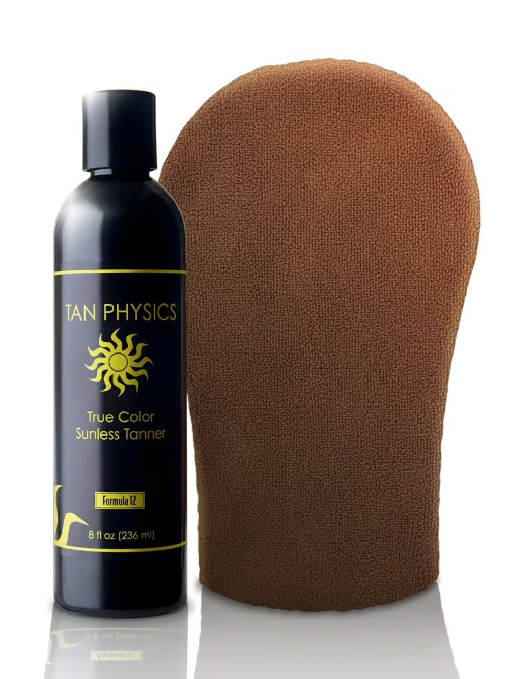 NEW! Tan Physics #1 Rated True Color Sunless Tanner Tanning Lotion 8oz & Mitt